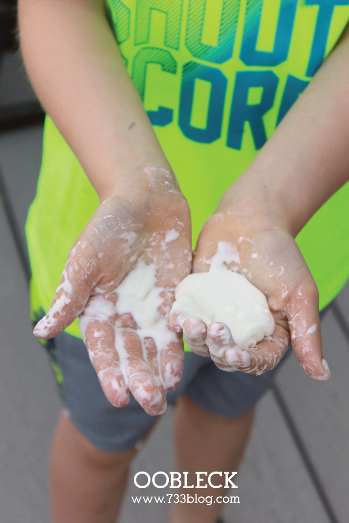 Summer Fun with Oobleck - Get the simple recipe!