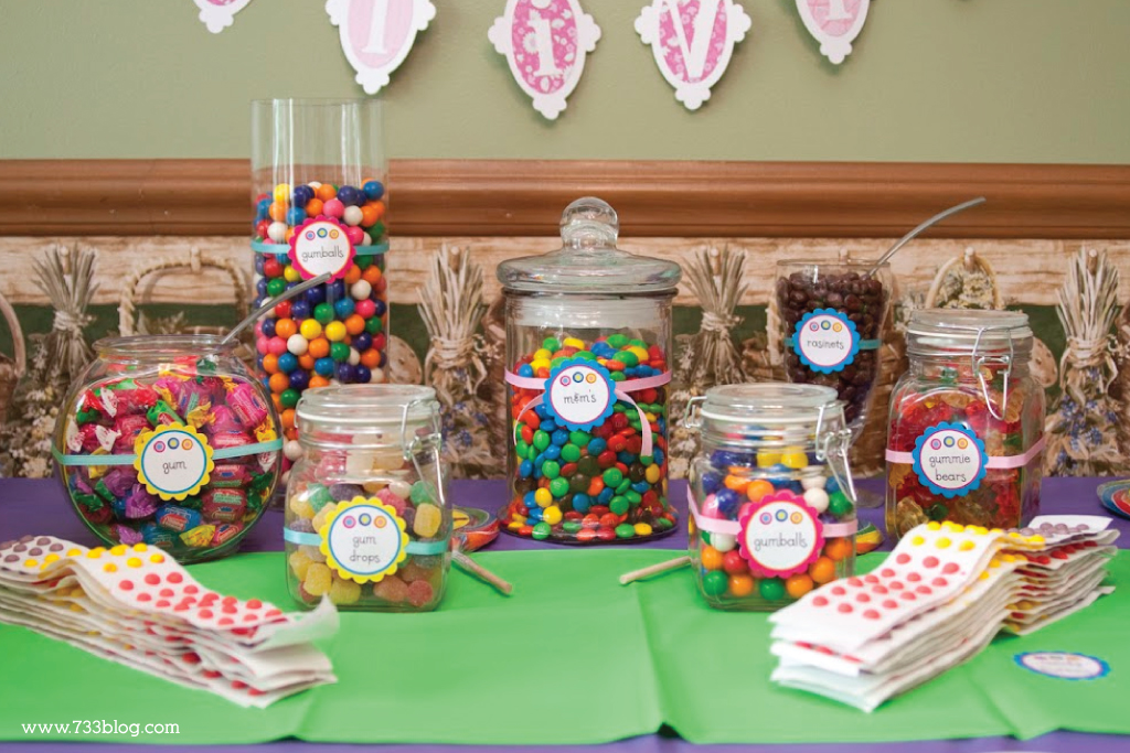 Candy Shoppe Themed Birthday Party