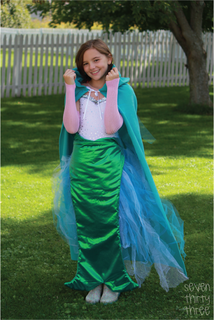 DIY Mermaid Costume Tutorial - Perfect for cold climates