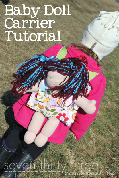 Doll Carrier Tutorial