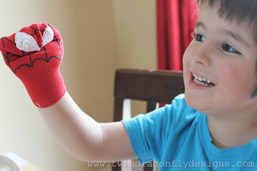 DIY Super Hero Sock Puppet Tutorial