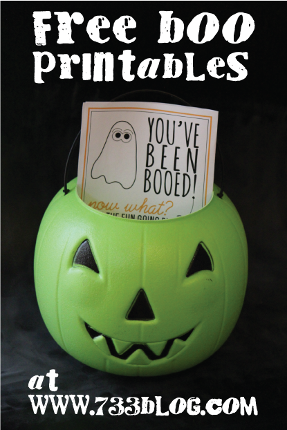 You’ve Been Booed Printables