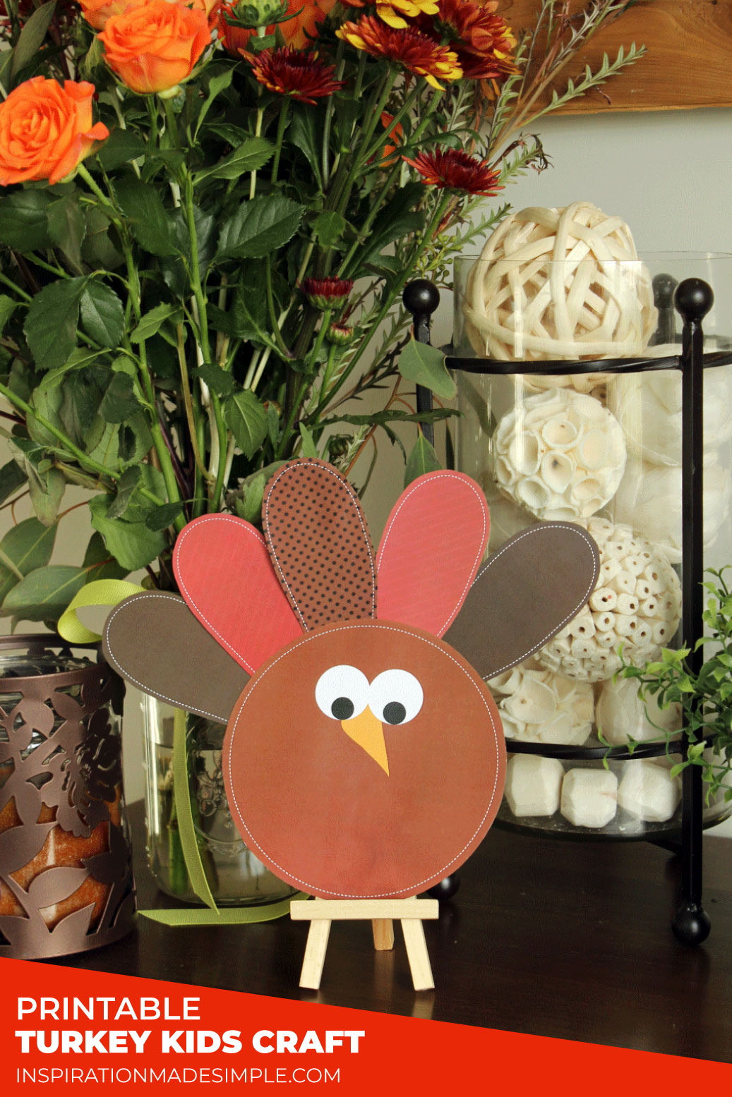 Printable Thanksgiving Turkey Kids Craft