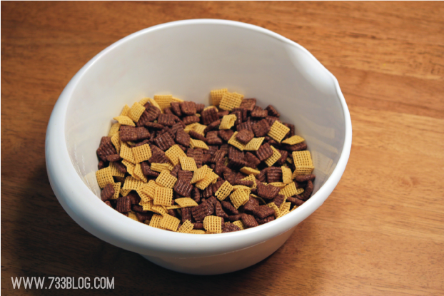 Chocolate Peanut Butter Chex Mix