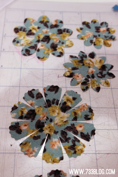 3D Fabric Flowers