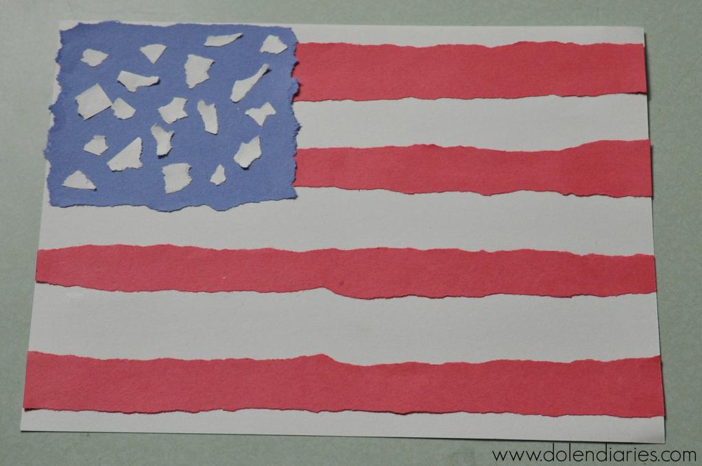 American Flag Kids Craft