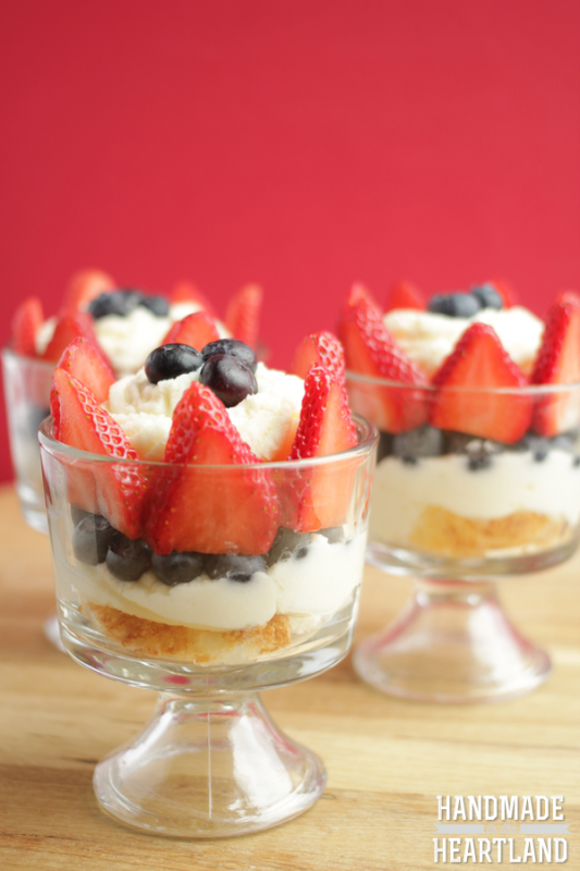 Patriotic Berry Trifle Recipe