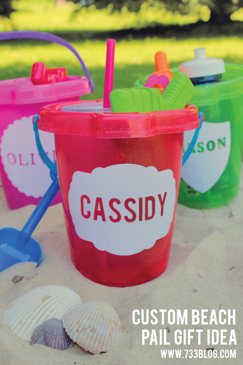Personalized Beach Bucket