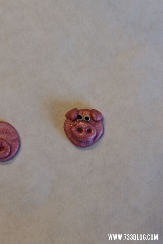 Clay Pig Earrings Tutorial