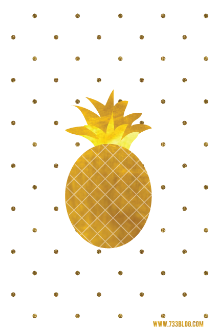 Jump on the pineapple trend with this fun Free Pineapple iPhone Wallpaper!