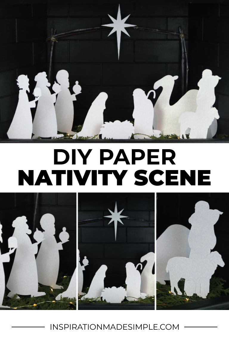 DIY Paper Nativity Scene