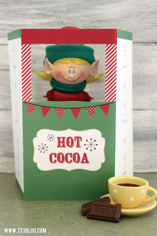 Elf on the Shelf Printable Hot Cocoa Stand from @733blog
