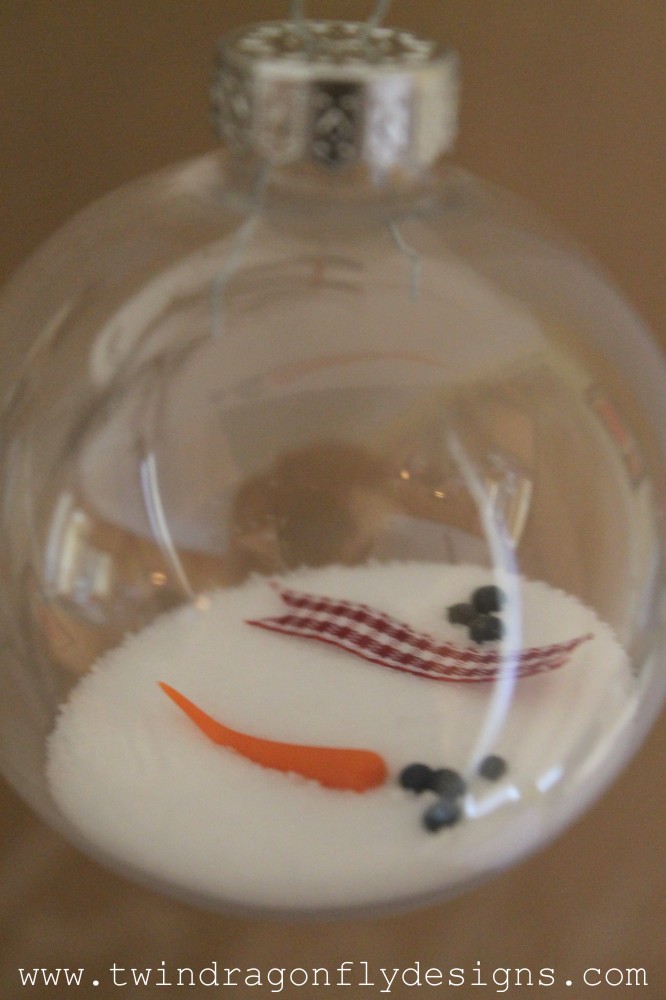 Homemade Melted Snowman Ornament Tutorial