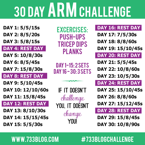 30 Day Arm Challenge