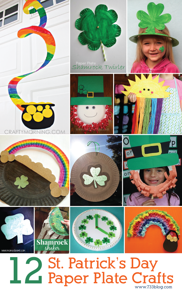 St. Patrick’s Day Paper Plate Crafts