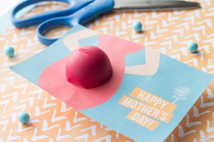 Mom-to-Be Printable EOS Mother's Day Card and Gift Idea