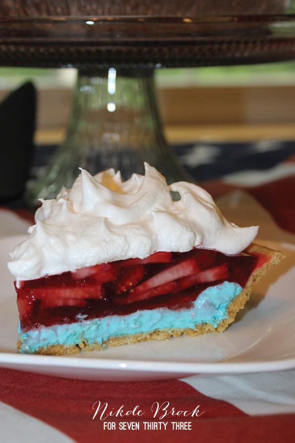 Patriotic Strawberry Pie