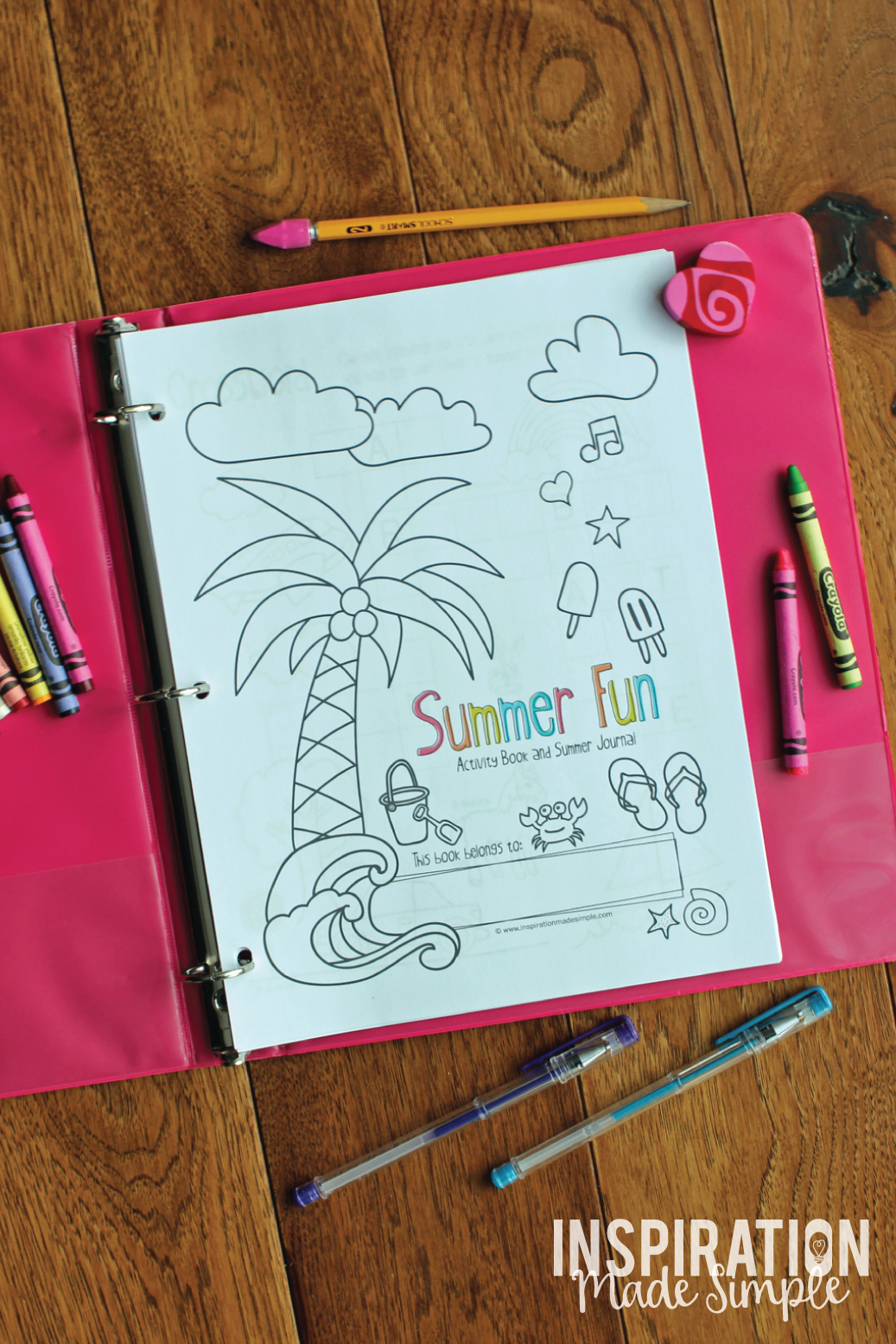 Printable Summer Fun Activity Book and Journal