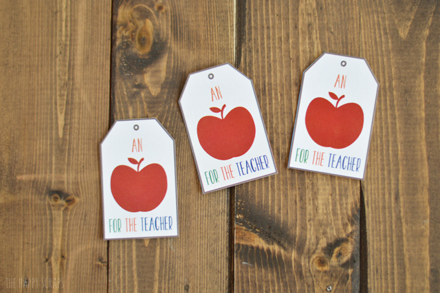 Apple Back to School Gift Tags