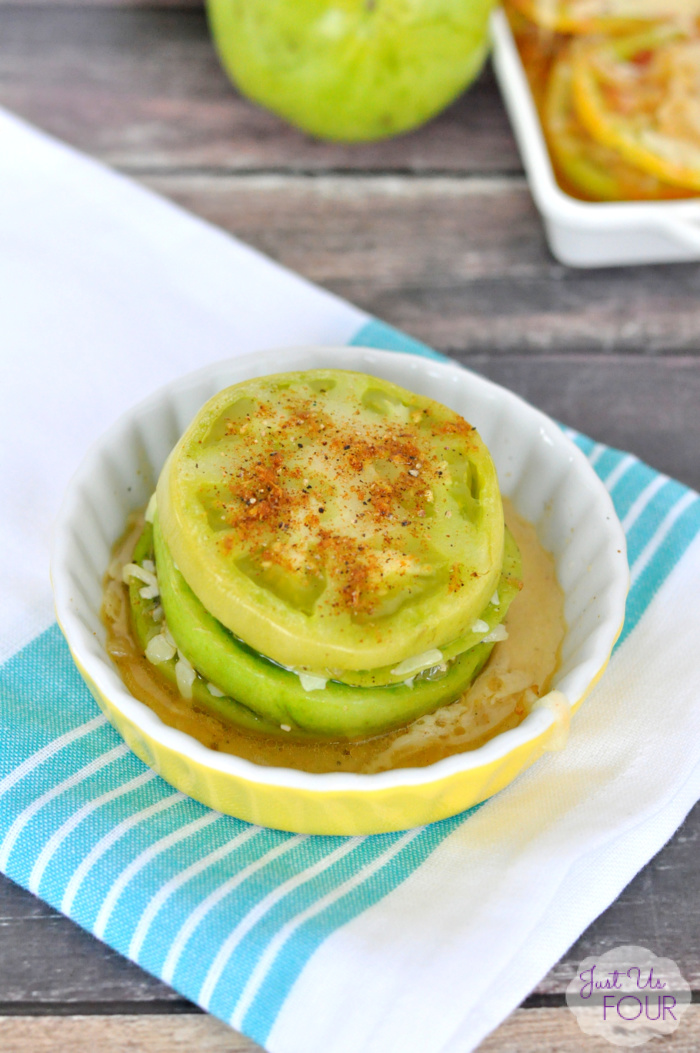 Baked Green Tomato Stack