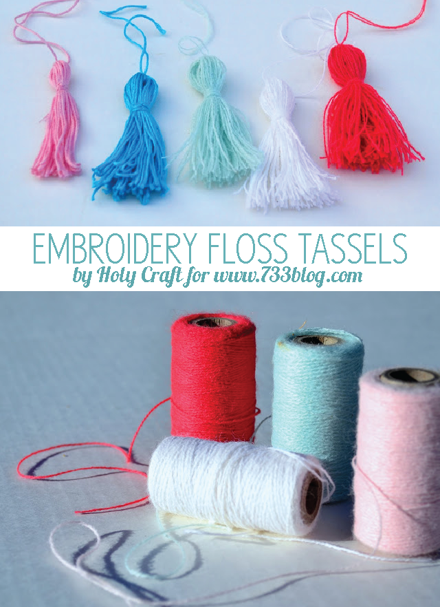 DIY Embroidery Floss Tassels
