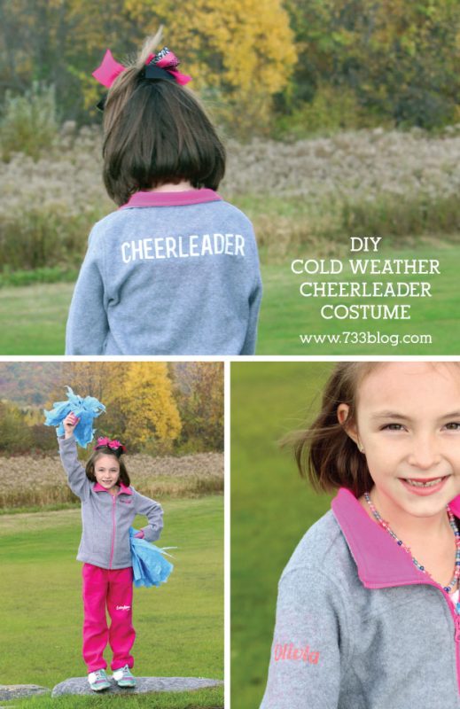 DIY Cheerleader Costume for Cold Weather - Inspiration Made Simple