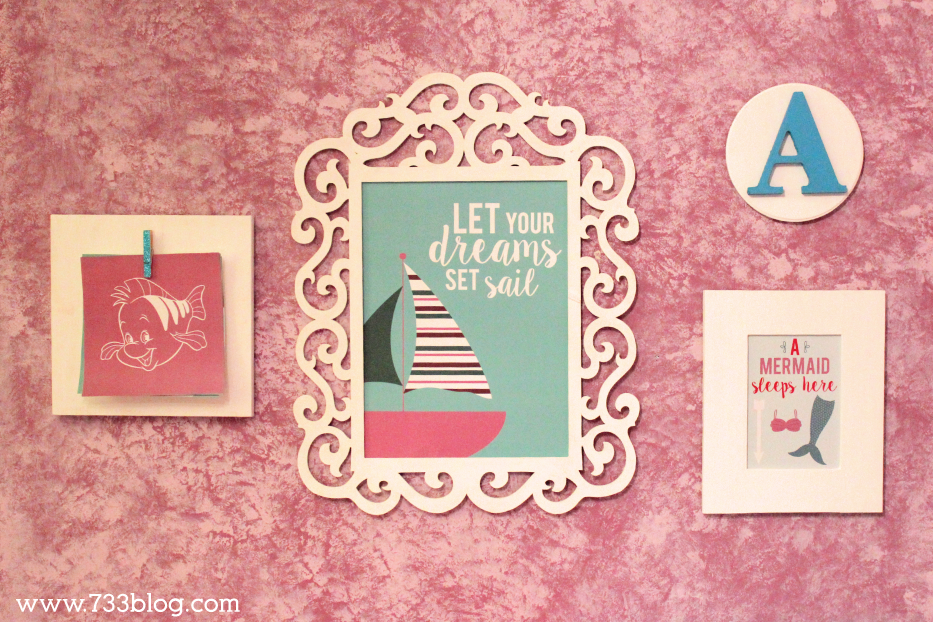 Mermaid Gallery Wall - Free Printables to recreate your own!