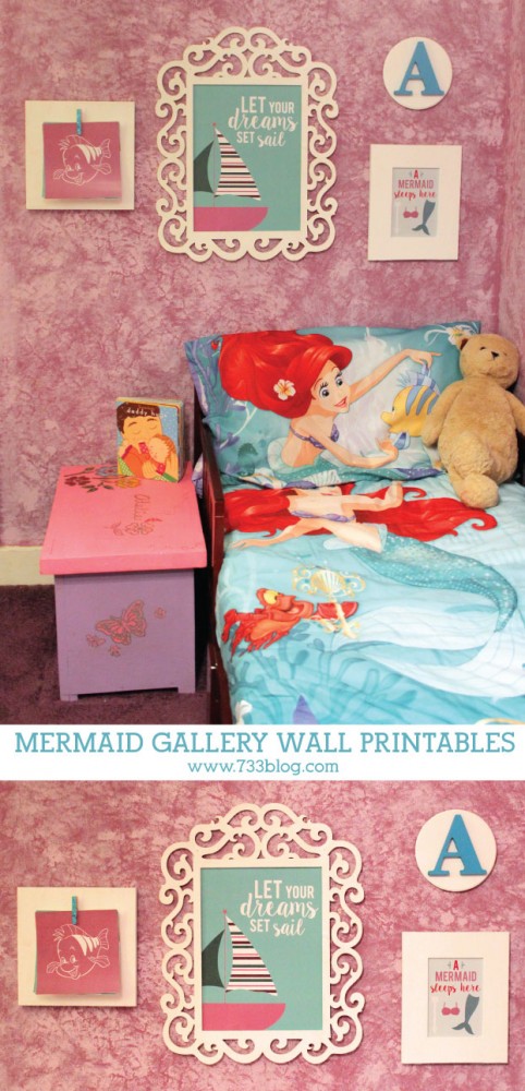 Mermaid Themed Gallery Wall