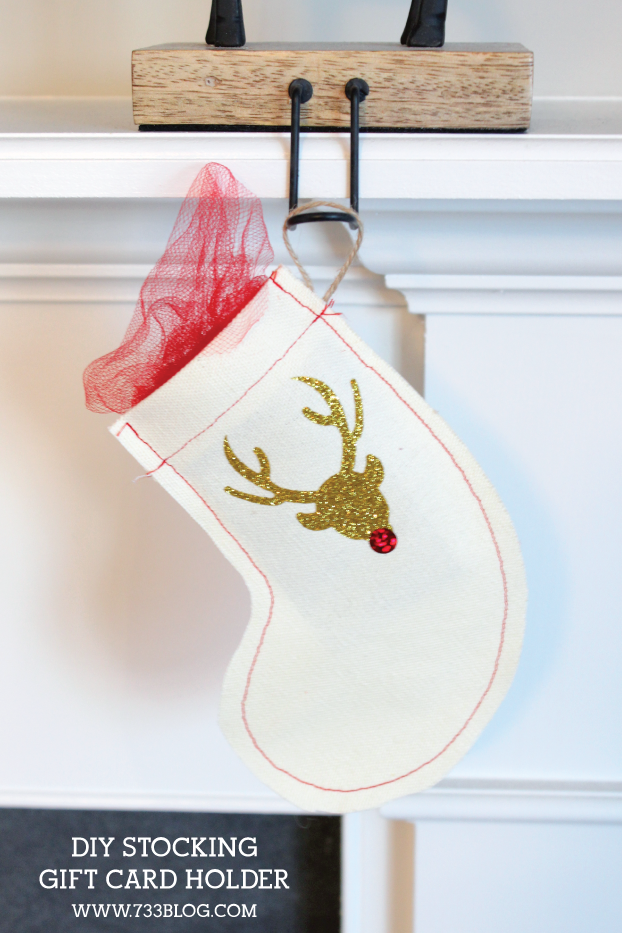 DIY Miniature Stockings - Perfect for gift card holders, tree ornaments or a stocking bunting!