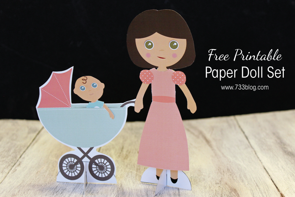 Alexis Paige Printable Paper Baby Doll