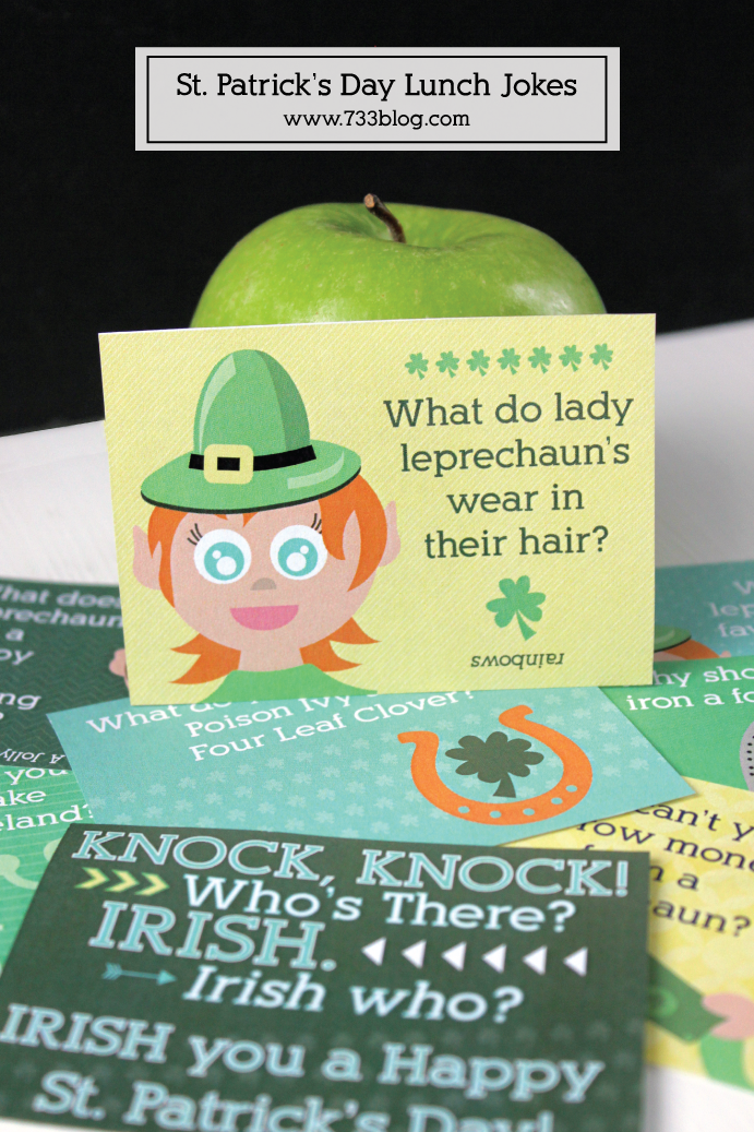 St. Patrick's Day Lunch Jokes for Kids