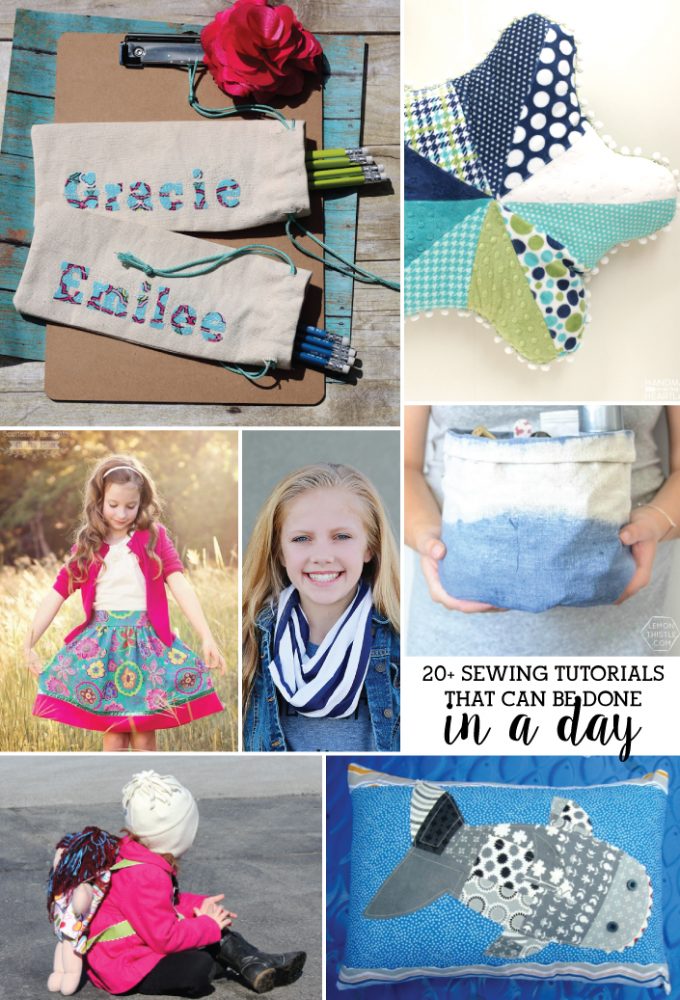 20+ Amazing Sewing Tutorials that can be done in a day - Inspiration ...