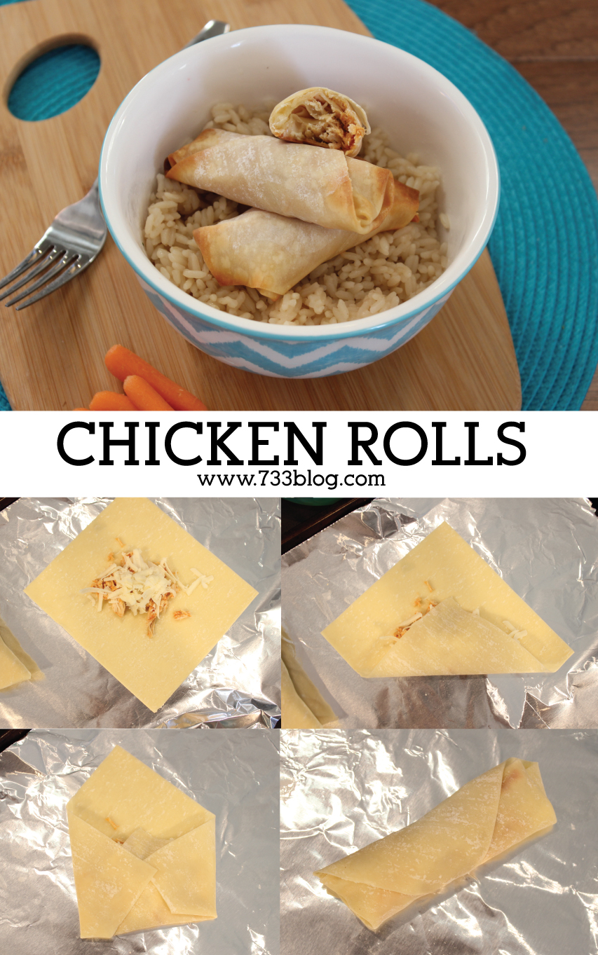 Delicious Chicken Rolls Recipe - great as an appetizer or quick meal