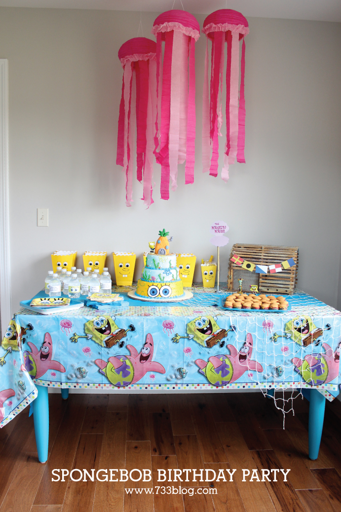 Spongebob Themed Birthday Party Ideas