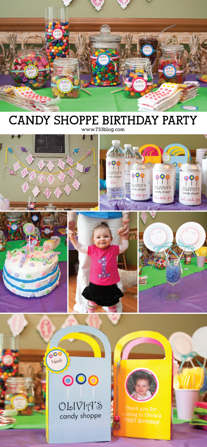 DIY Candy Shoppe Birthday Party