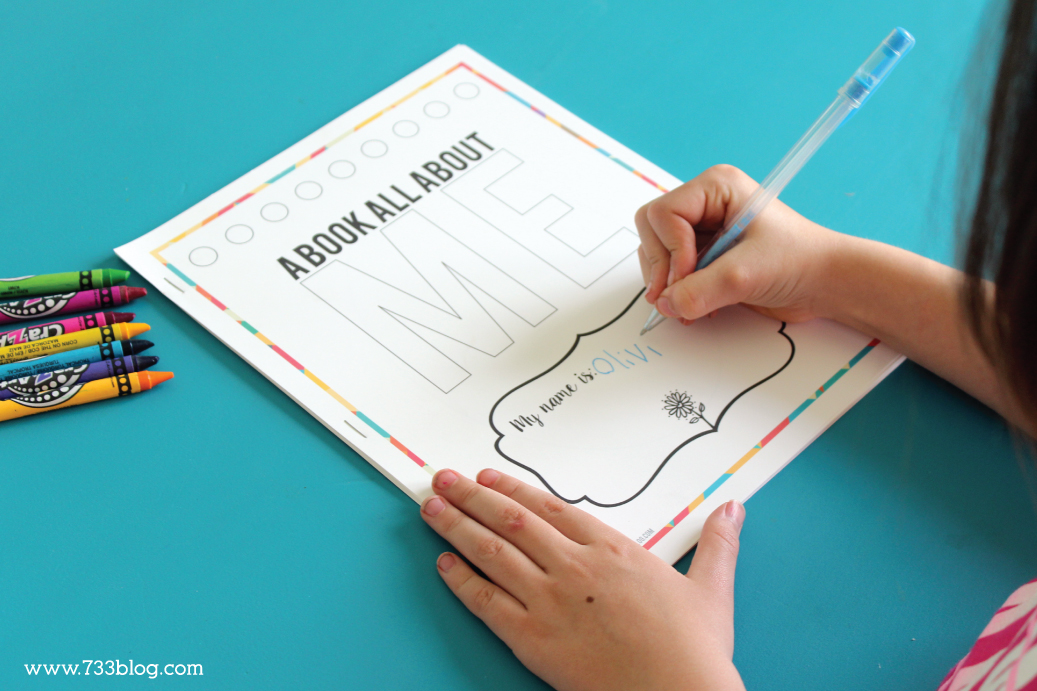 All About Me Printable Book - Elementary kids LOVE this fun activity!