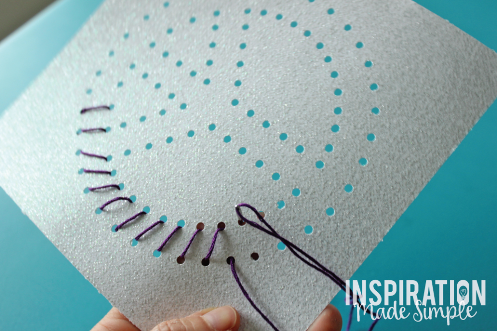 Easy Kids Stitched String Art Idea - Inspiration Made Simple