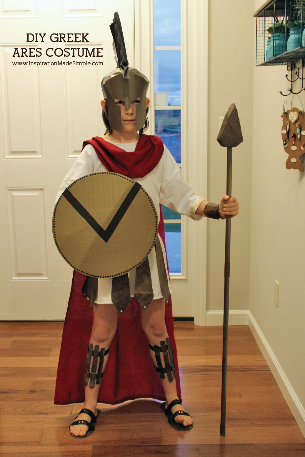 DIY Ares Greek Mythology Costume