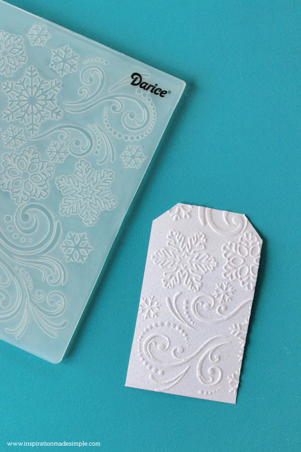 Simple and Classic DIY Embossed Gift Tags