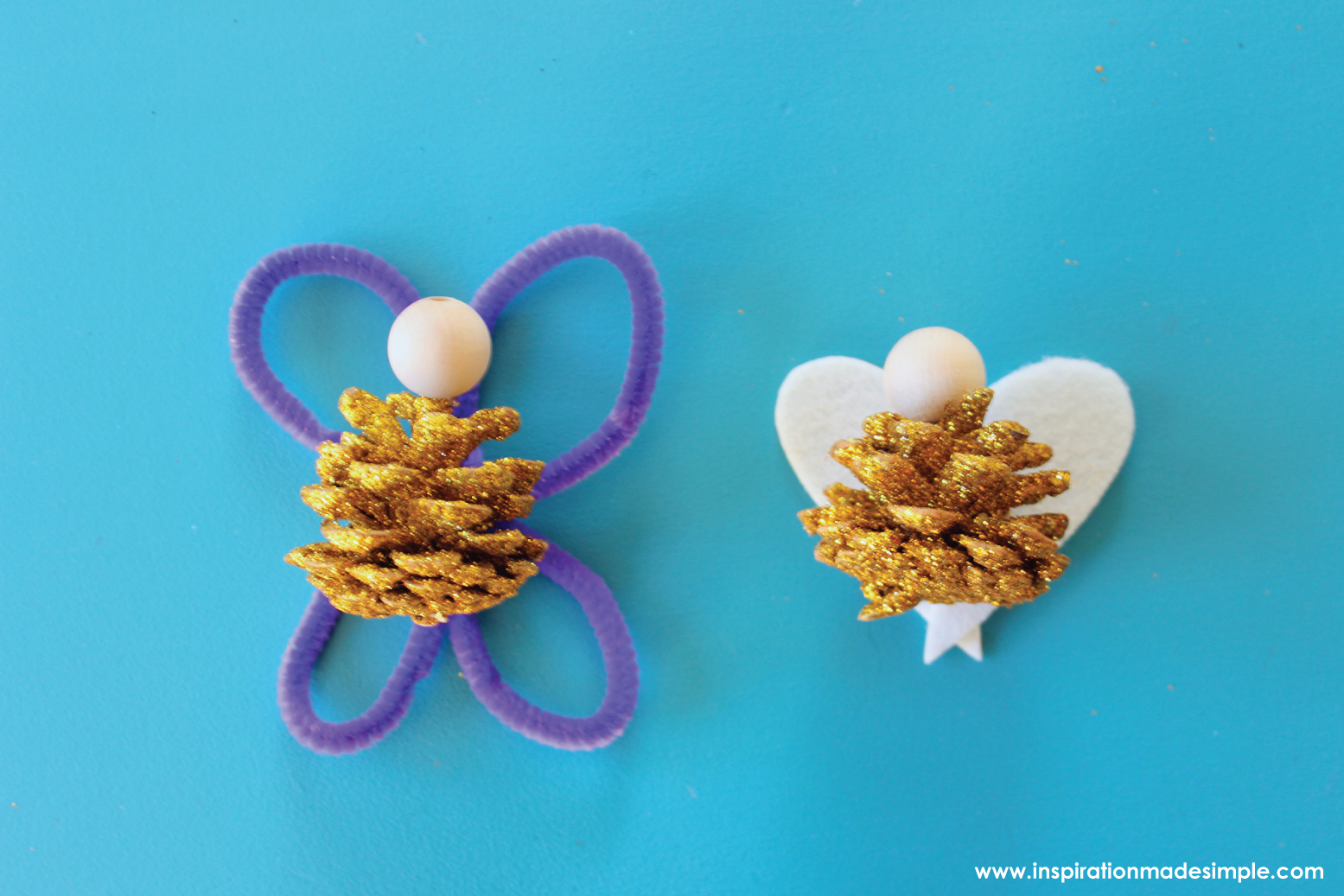 DIY Pinecone Fairy Kids Craft