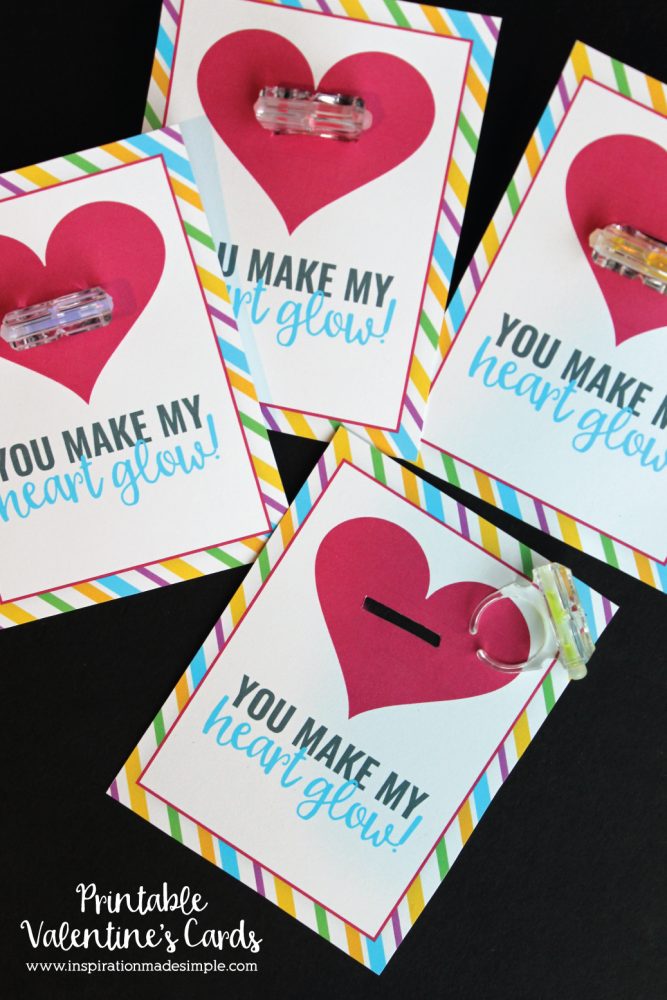 You Make My Heart Glow Valentine - Inspiration Made Simple