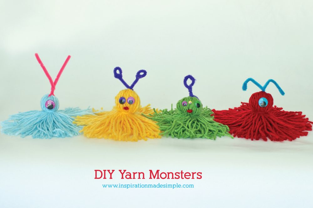 DIY Yarn Monsters Tutorial