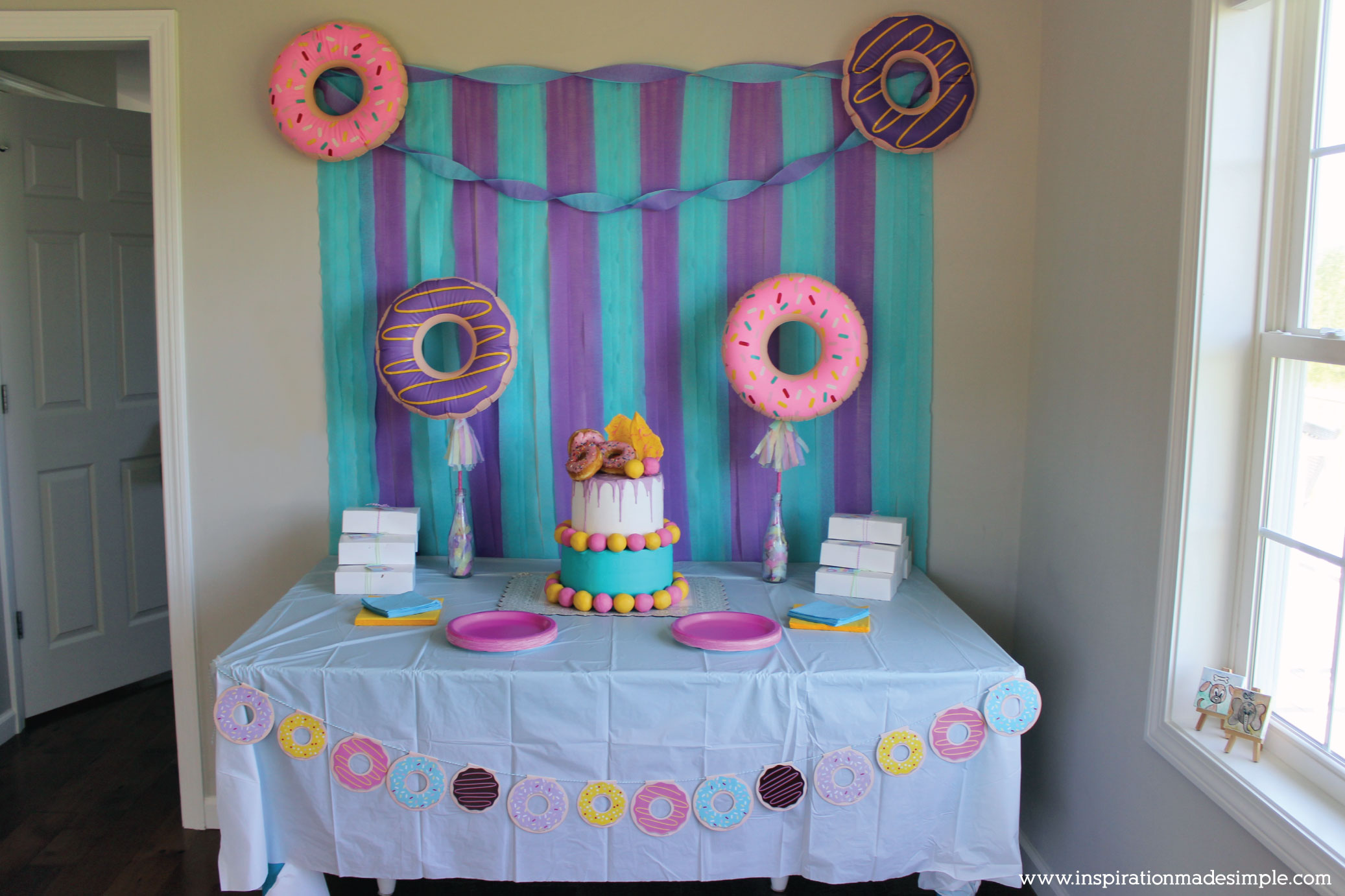 DIY Donut Birthday Party