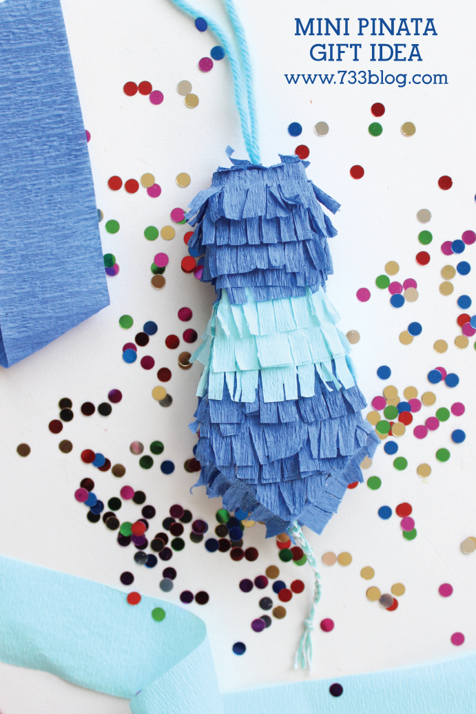 This Mini Tie Pinata is a fun and festive Father's Day Gift Idea!