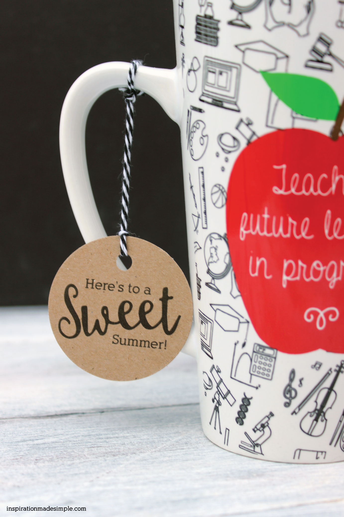 Teacher GIft Idea with Printable Tags for Summer
