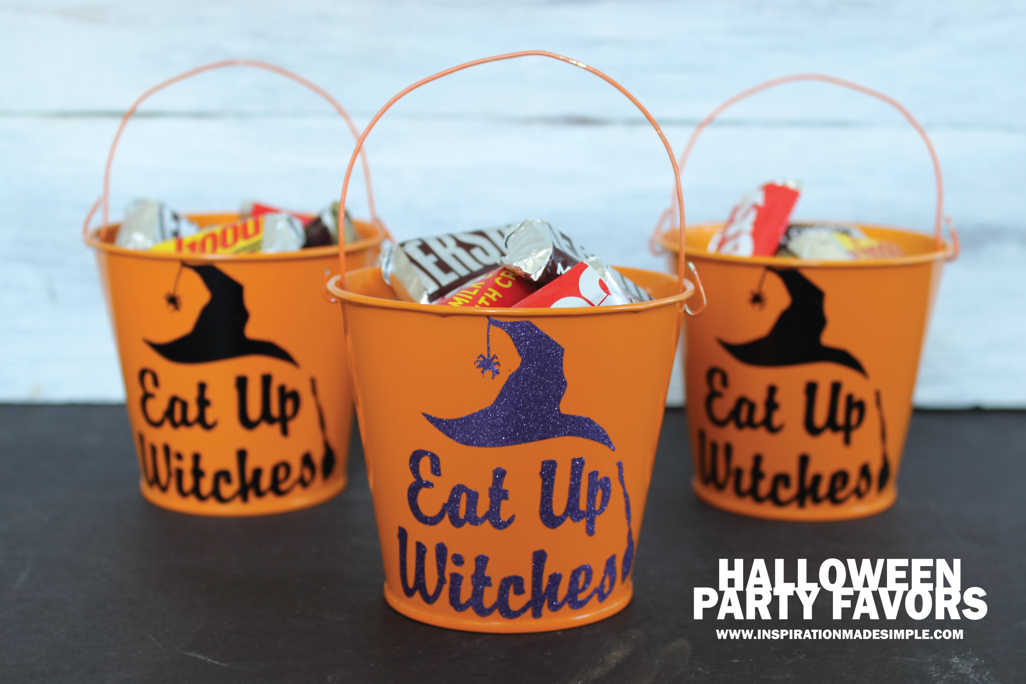 DIY Eat Up Witches Halloween Favor