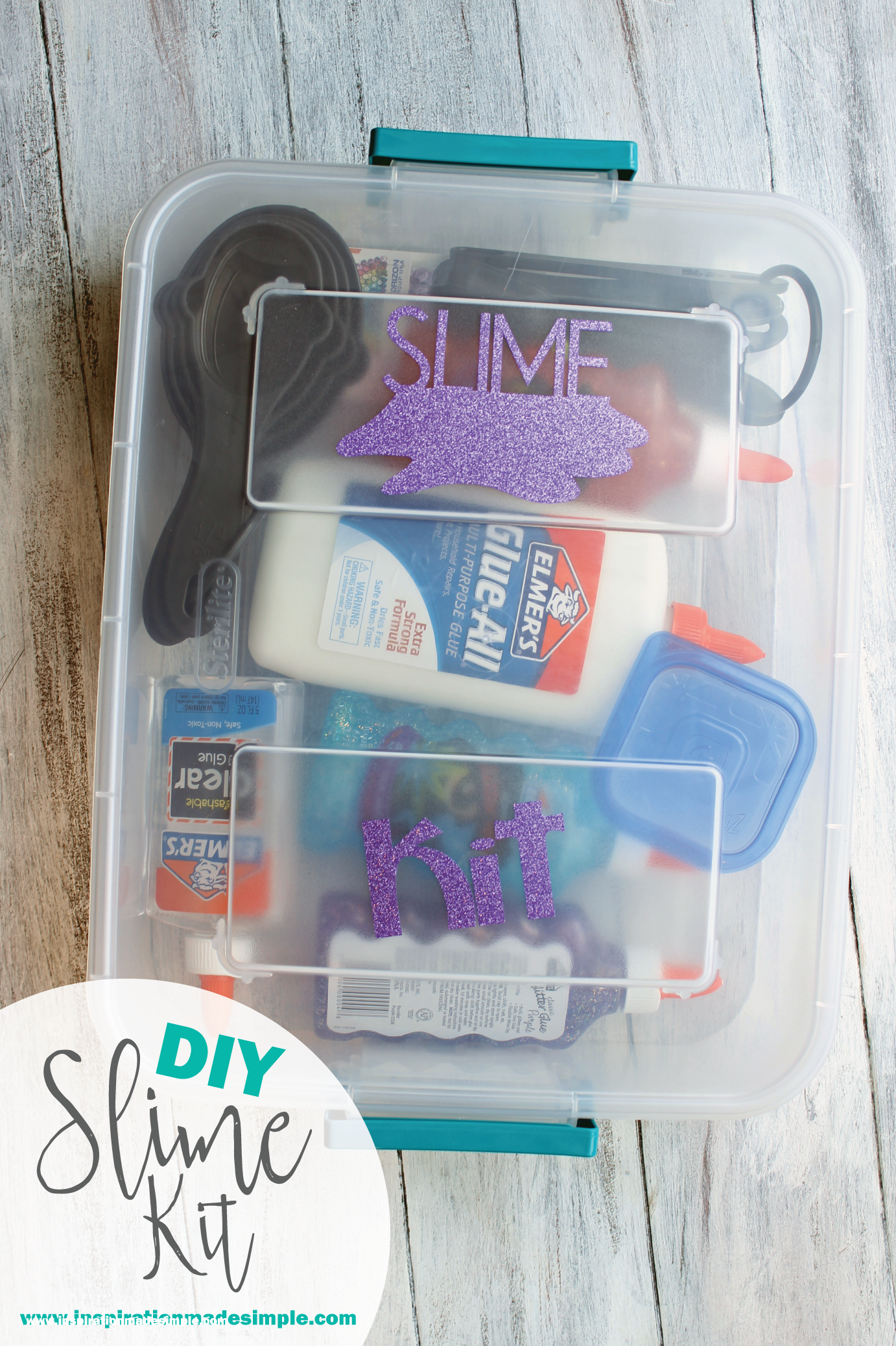 DIY Slime Kit Gift Idea for Kids