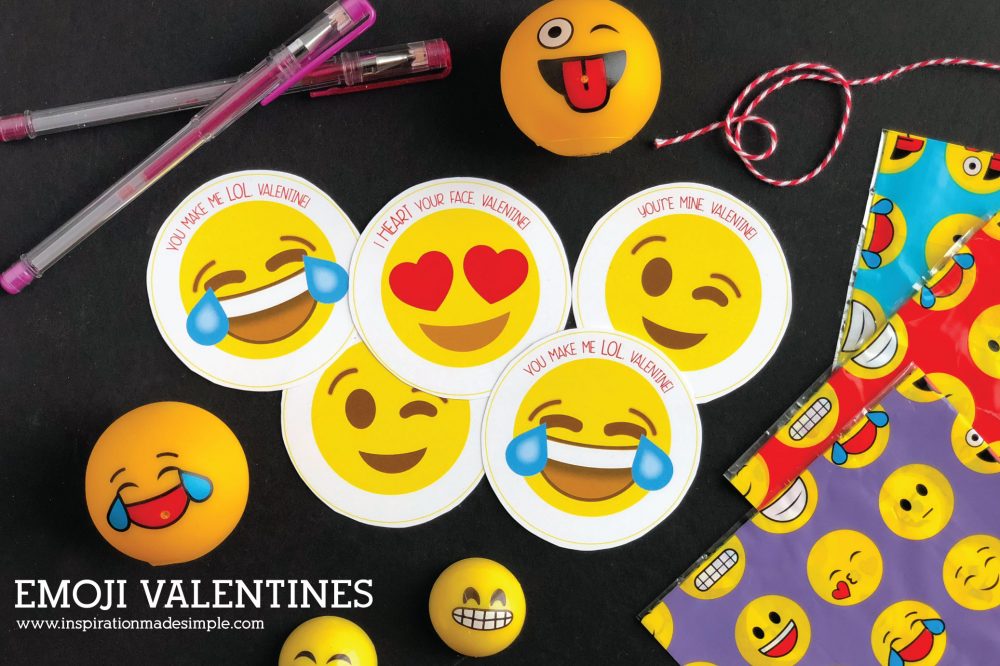 Printable Emoji Valentines - Inspiration Made Simple