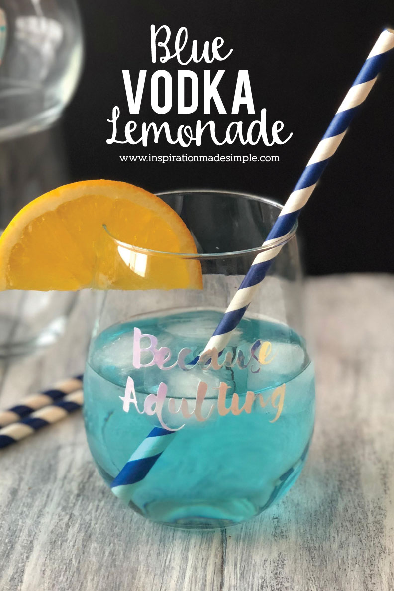 Blue Vodka Lemonade Cocktail Recipe
