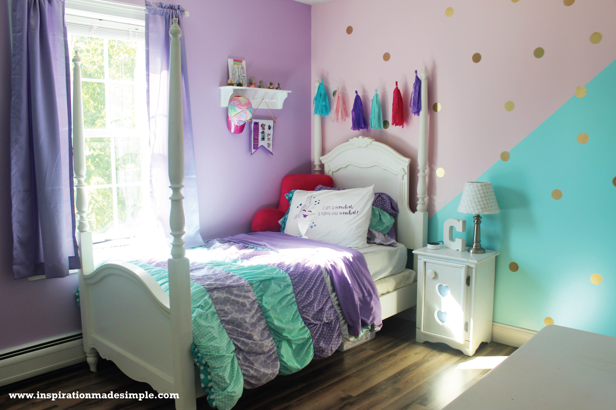 15. Girls Pastel Bedroom Ideas